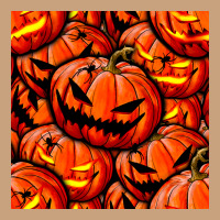 Halloween Pumpkin Seamless Pattern Vintage Tee | Teevron