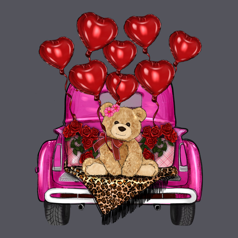 Valentines Day Tedybear Truck Vintage Hoodie by RanaPortraitStore | Teevron