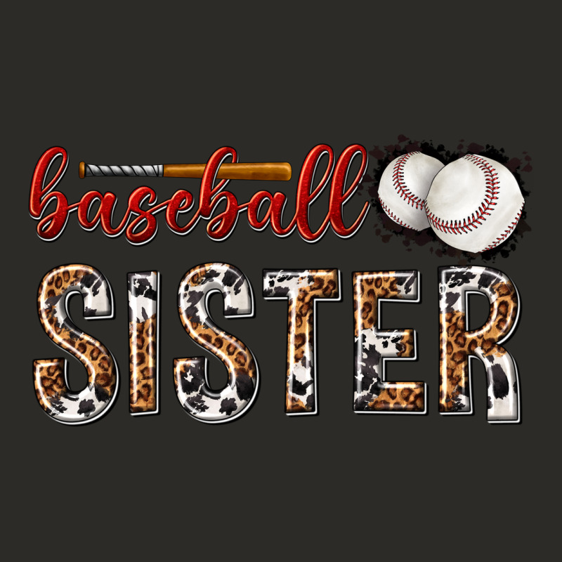 Baseball Sister With Leopard Heavy Core Tee by texasbilliewilder | Teevron