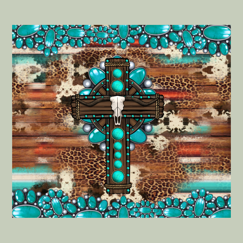 Gemstone And Cross With Cowhide Classic Tee by Artiststas | Teevron