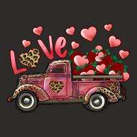 Love Truck With Roses And Leopard Heavy Core Tee | Teevron