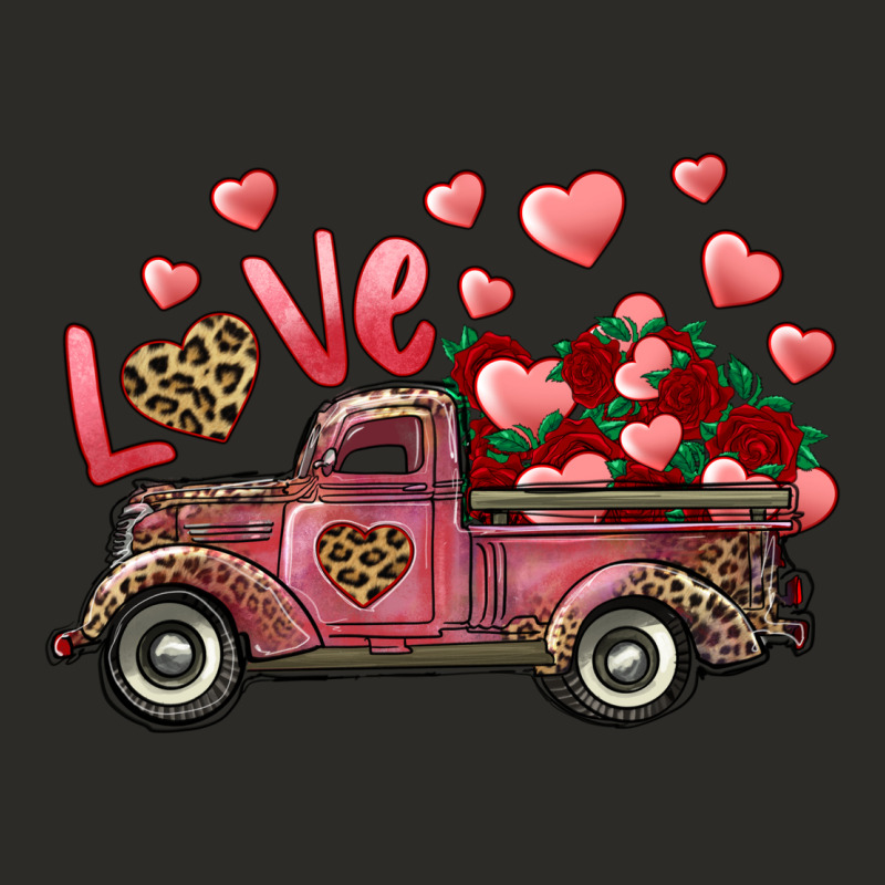 Love Truck With Roses And Leopard Heavy Core Tee by RanaPortraitStore | Teevron