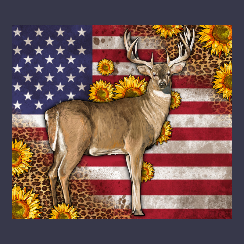 Western American Flag And Deer Long Sleeve Tee by LillyAllenDesigns | Teevron