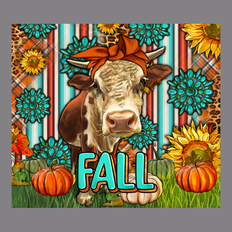 Western Fall Cow Heavyweight Hoodie by LillyAllenDesigns | Teevron