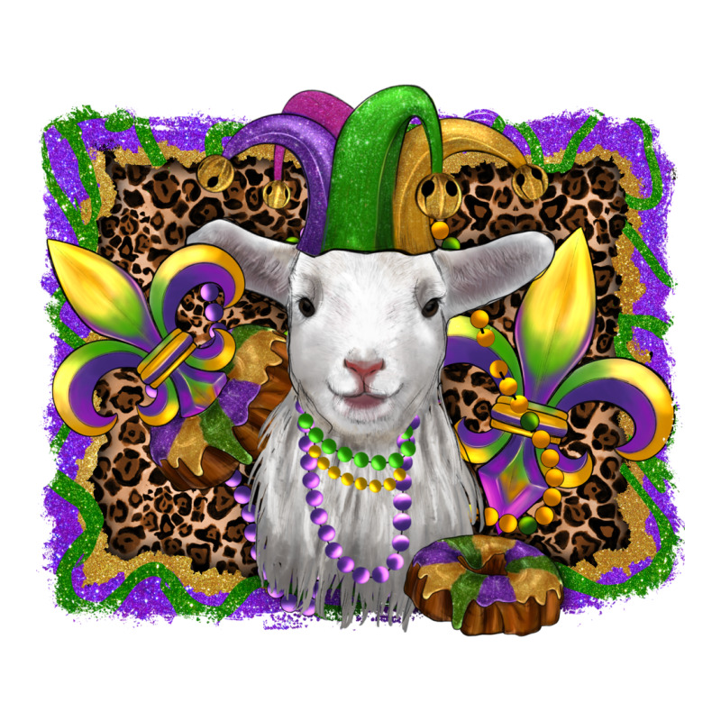 Mardi Gras Baby Sheep King Cake Fleur De Lis Premium Tee by RanaPortraitStore | Teevron
