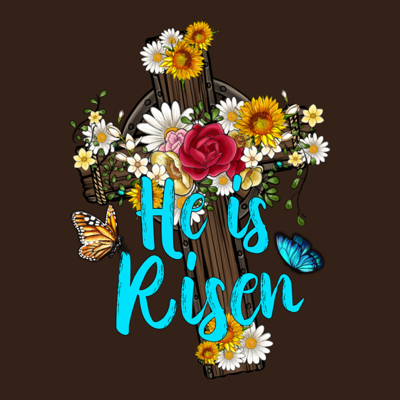 He Is Rısen With Cross And Butterfly Heavy Core Tee by Artiststas | Teevron