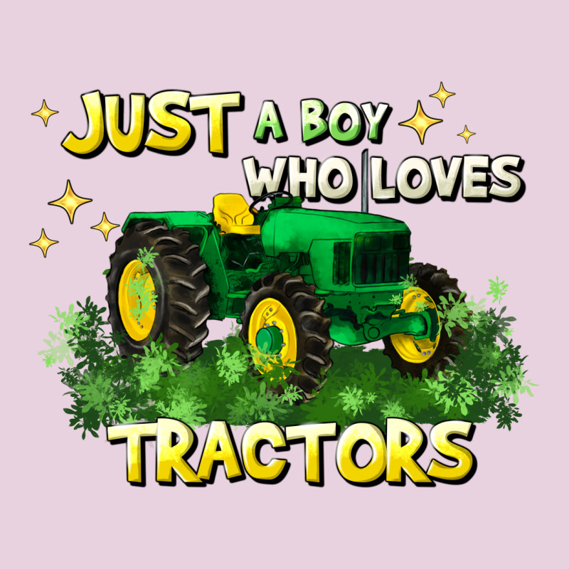 Just A Boy Who Loves Tractors Ladies Tee by JahusDesignShop | Teevron