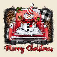 Merry Christmas Truck Snowman Premium Tee | Teevron