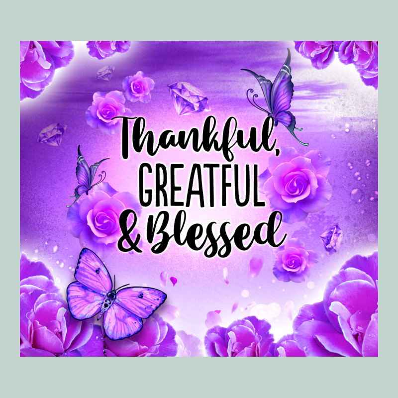 Thankful Greatful Blessed Zipper Hoodie by NancyCooperArtShop | Teevron