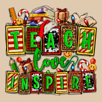 Teach Love Inspire With Christmas And Teacher Elements Heavyweight Sweatshirt | Teevron