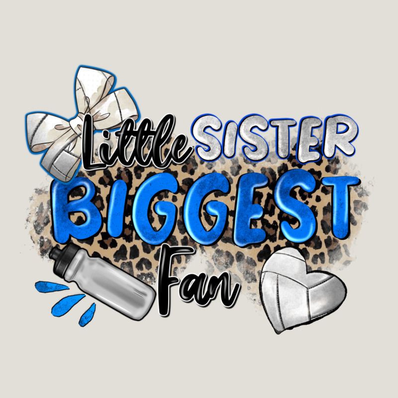 Little Sister Biggest Fan Volleyball Heavy Core Tee by Zillion Design Studio | Teevron