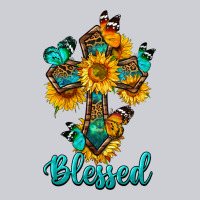 Cross With Butterfly Blessed Heavyweight Sweatshirt | Teevron