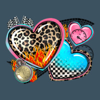 Western Leopard  Racing  Hearts Urban Heavy Tee | Teevron