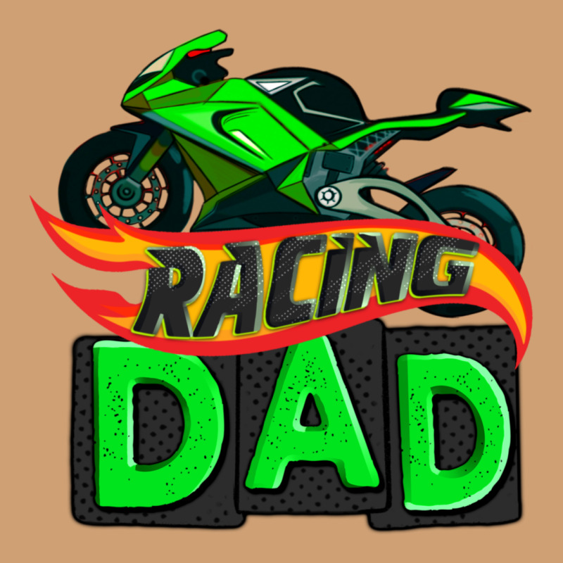 Racing Dad With Racing Motorcycle Vintage Tee by AdoDesignShop | Teevron