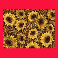 Sunflower Leopard Background 3200x2400 Classic Tee | Teevron
