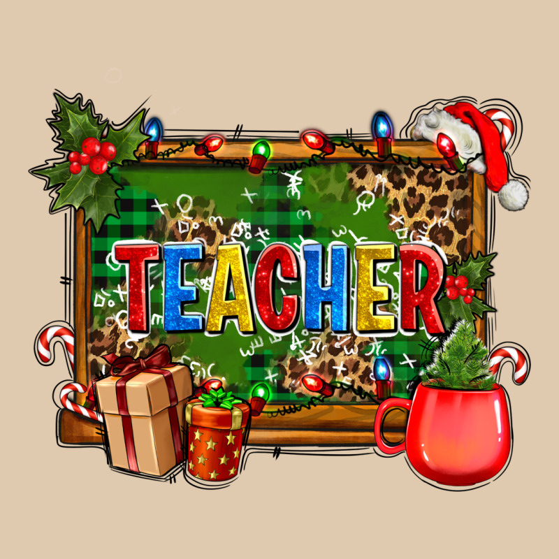 Christmas Teacher And Coffe Cup With Board Heavyweight Sweatshirt by AdoDesignShop | Teevron