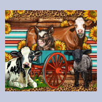 Farm Animals On An Old Wagon Long Sleeve Tee | Teevron