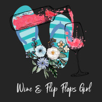 Wine Flip Flops Girl Premium Hoodie | Teevron