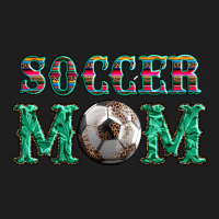 Soccer Mom With Leopard Ball And Serape Leopard Classic Tee | Teevron