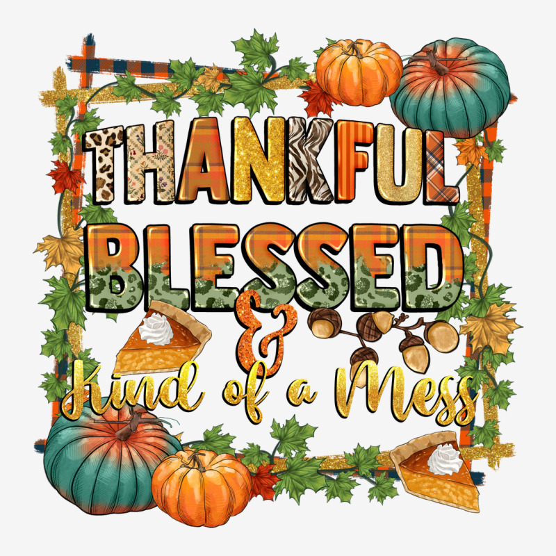 Thankful Blessed And Kind Of A Mess Urban Hoodie by CowGirlArtShop | Teevron
