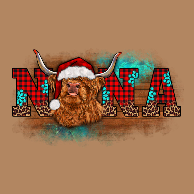Christmas Nana Highland Cow Long Sleeve Tee by BarkalooDesign | Teevron