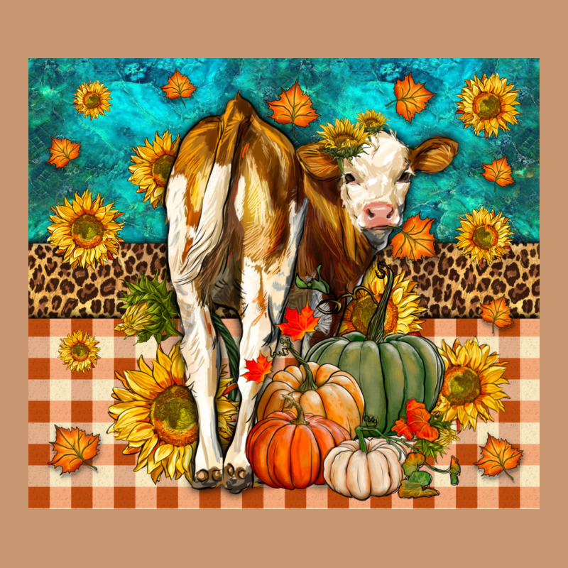 Western Fall Heifer Heavyweight Hoodie by LillyAllenDesigns | Teevron