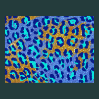 Leopard Background Turquoise And Gold 3200x2400 Classic Tee | Teevron
