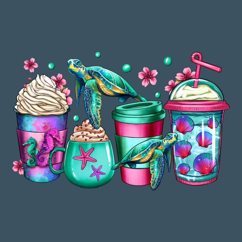 Turtle Coffee Cups Urban Heavy Tee by Jasminsmagicworld | Teevron