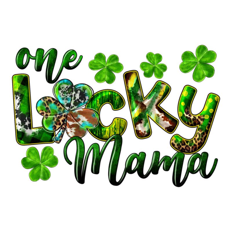 St. Patricks Day One Lucky Mama Ladies Tee by RanaPortraitStore | Teevron