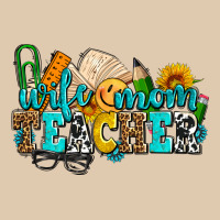 Wife Mom Teacher With Sunflowers Heavyweight Sweatshirt | Teevron