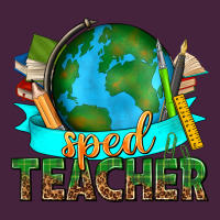 Sped Teacher With Earth Globe Premium Tee | Teevron