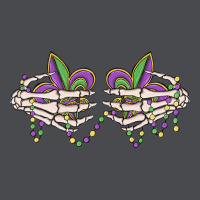 Skeleton Hands Mardi Gras Zipper Hoodie | Teevron