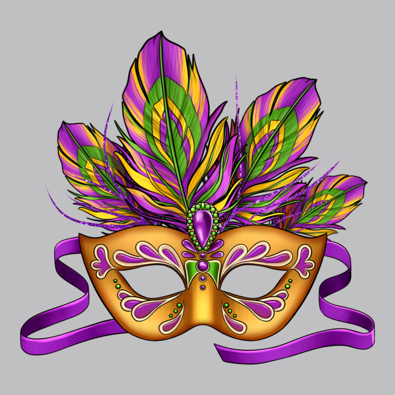 Mardi Gras Carnival Mask Long Sleeve Tee by Jasminsmagicworld | Teevron