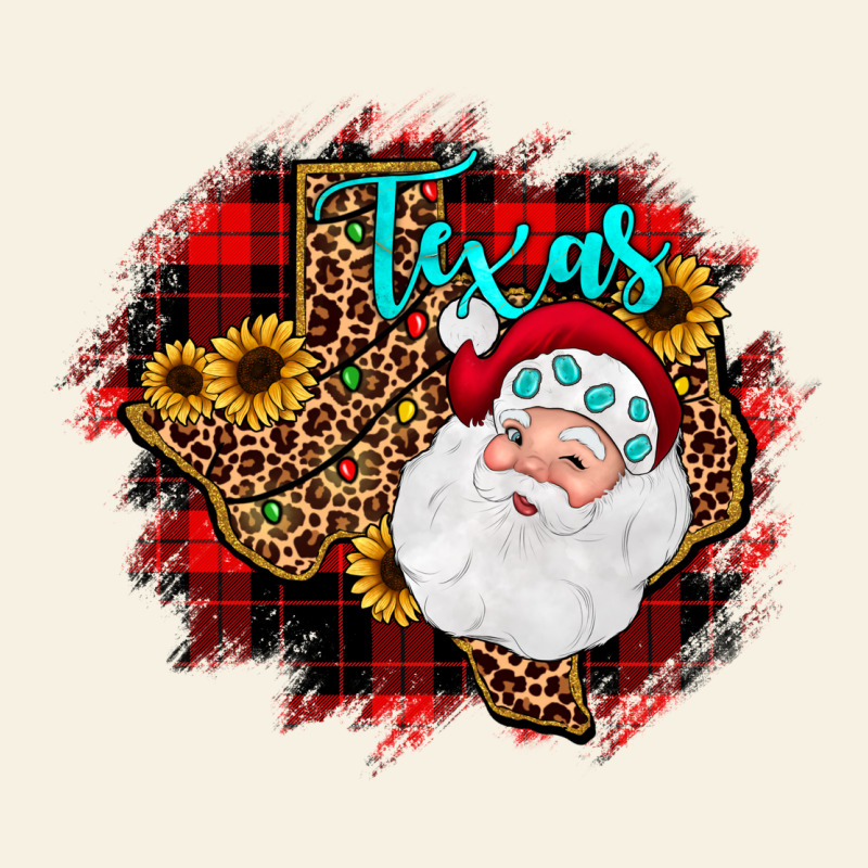 Texas Santa Wood Slice Ornament Vintage Tee by JahusDesignShop | Teevron