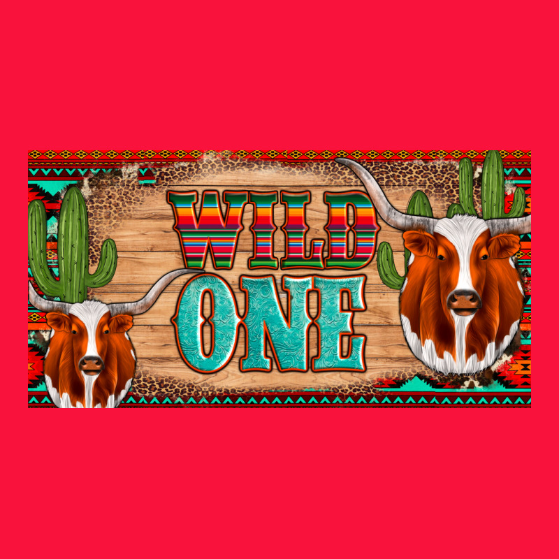 Texas Longhorn Wild One Cactus Licanse Plate Classic Tee by Artiststas | Teevron