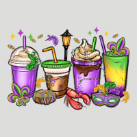 Mardi Gras Coffee Cups Zipper Hoodie | Teevron