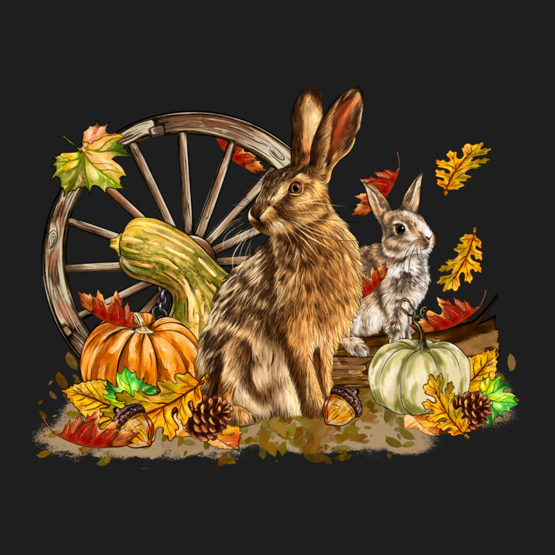 Fall Rabbit Heavyweight Hoodie by LillyAllenDesigns | Teevron
