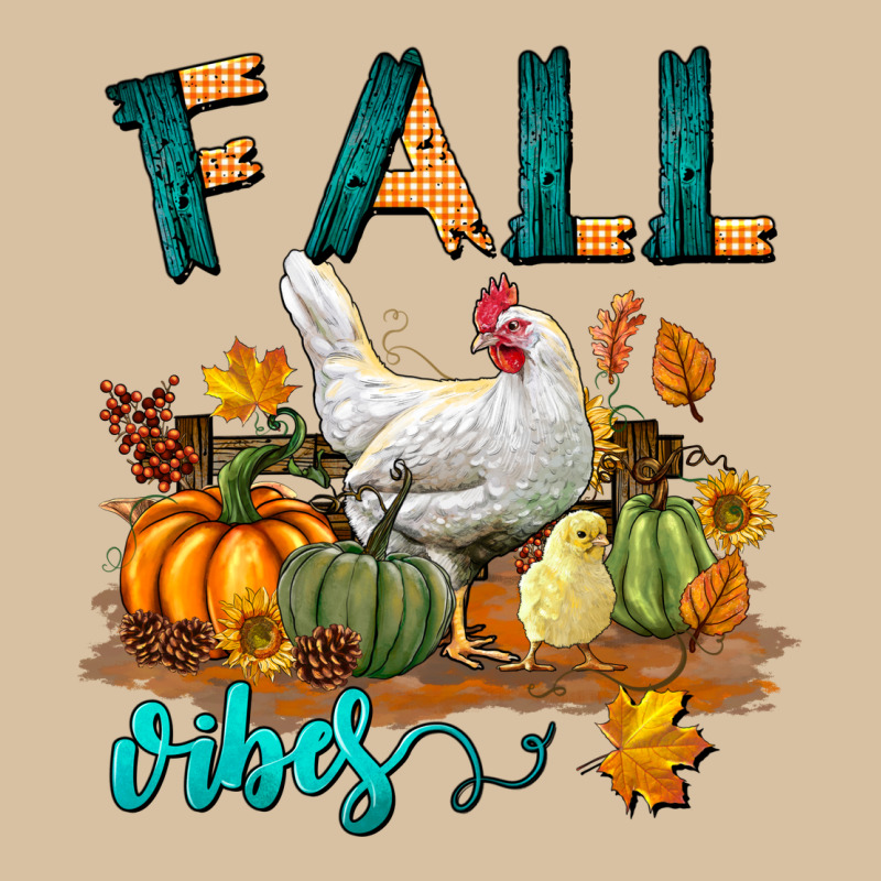 Fall Vibes Chicken Heavyweight Hoodie by LillyAllenDesigns | Teevron