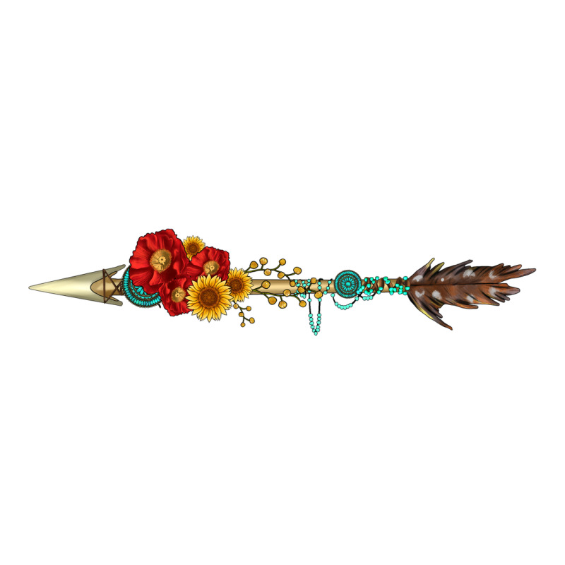 Flowers And Arrow With Gemstone Classic Tee by Artiststas | Teevron