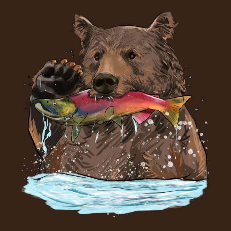 Mama Bear Haunting Fish Heavy Core Tee by RanaPortraitStore | Teevron