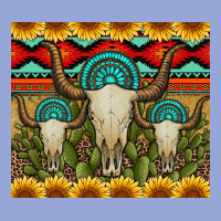 Bull Skulls Gemstones And Cactus With Leopard And Aztec Classic Tee | Teevron