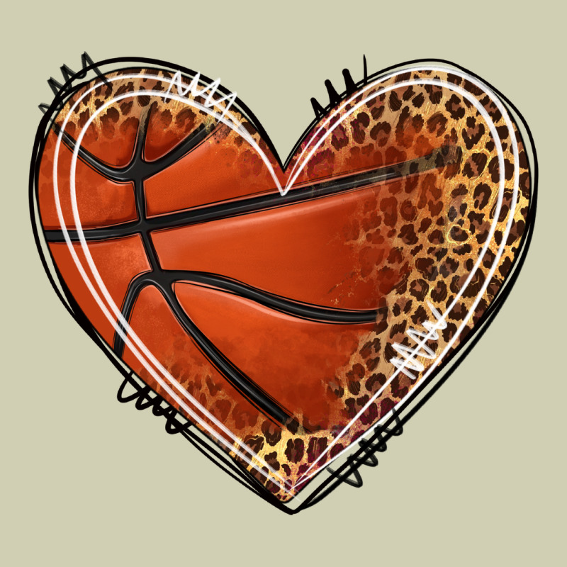 Basketball Heart Heavy Core Tee by texasbilliewilder | Teevron