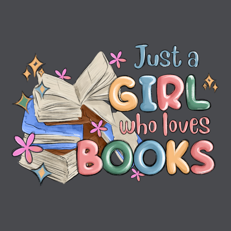 Just A Girl Who Loves Books Zipper Hoodie by MaliasSmallBusiness | Teevron