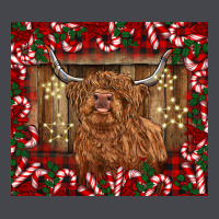Christmas Highland Cow With Candy Canes Long Sleeve Tee | Teevron