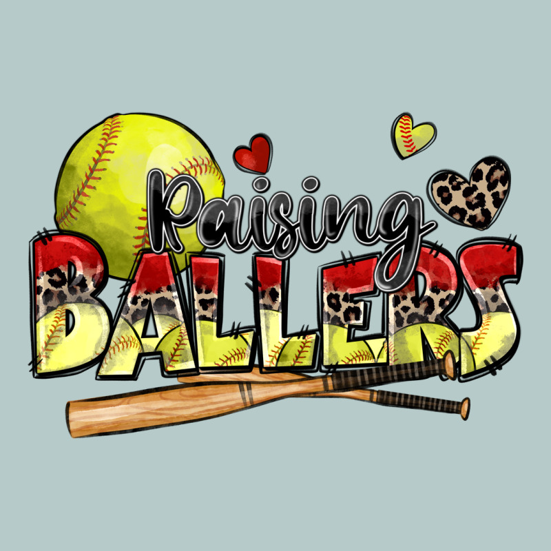 Raising Ballers Softball Heavy Core Tee by Zillion Design Studio | Teevron
