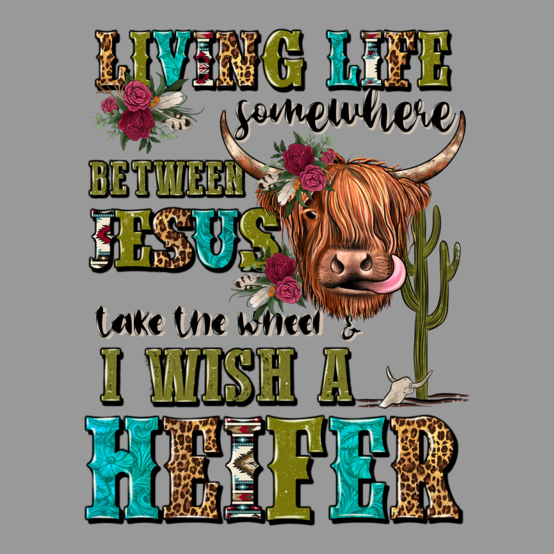 Living Life Somewhere Between Jesus Take The Wheel Vintage Hoodie by JahusDesignShop | Teevron
