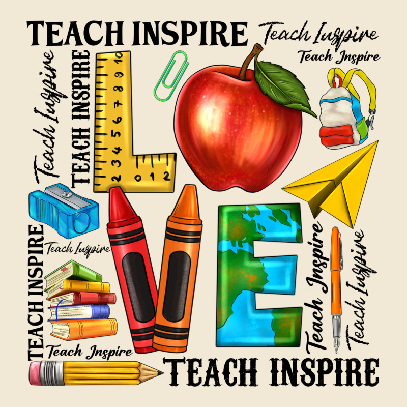 Teach Love Inspire Teacher Premium Tee by texasbilliewilder | Teevron