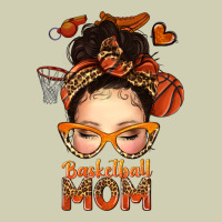 Basketball Messy Bun Mom Heavy Core Tee | Teevron