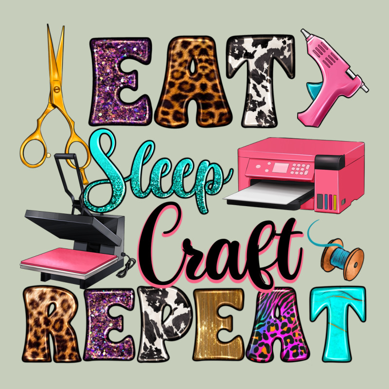Eat Sleep Craft Repeat Ladies Tee by RanaPortraitStore | Teevron