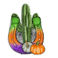 horseshoe halloween cactus | Teevron